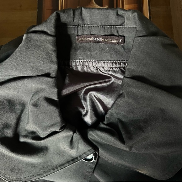 Anthropologie Peter Pan Balloon Sleeve trench Jacket Size Small - Picture 2 of 9